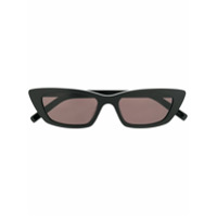 Saint Laurent Eyewear Óculos de sol retro slim - Preto