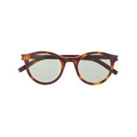 Saint Laurent Eyewear Óculos de sol SL 317 Signature - Marrom