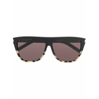 Saint Laurent Eyewear Óculos de sol tartaruga - Preto