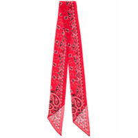 Saint Laurent Lenço com estampa bandana - Vermelho