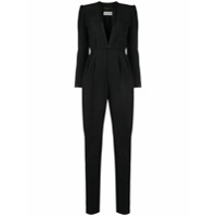 Saint Laurent MacacÃ£o de alfaiataria gola V profundo - Preto