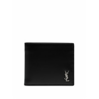 Saint Laurent monogram leather wallet - Preto