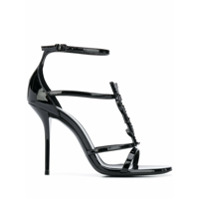 Saint Laurent Sandália Cassandra com salto 110mm - Preto
