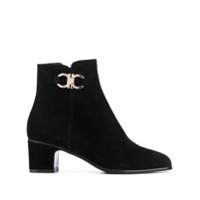 Salvatore Ferragamo Ankle boot Gancini - Preto