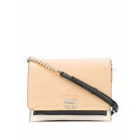 Salvatore Ferragamo Bolsa tiracolo Trifolio de couro - Neutro