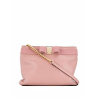 Salvatore Ferragamo Bolsa tiracolo Vara com alça de corrente - Rosa