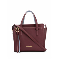 Salvatore Ferragamo Bolsa tote com alças de mão - Vermelho