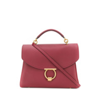 Salvatore Ferragamo Bolsa tote Margot com alça de mão - Vermelho