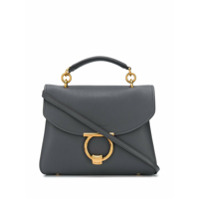 Salvatore Ferragamo Bolsa tote Margot de couro - Cinza