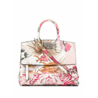 Salvatore Ferragamo Bolsa tote Studio floral - Branco