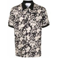 Salvatore Ferragamo Camisa polo com estampa - 723424