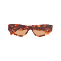 Salvatore Ferragamo cat-eye frame tortoiseshell sunglasses - Marrom