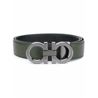 Salvatore Ferragamo Cinto dupla face ajustável - Verde