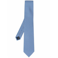 Salvatore Ferragamo elephant pattern tie - Azul