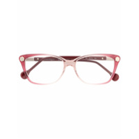 Salvatore Ferragamo Eyewear Armação de óculos degradê - Rosa