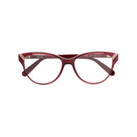 Salvatore Ferragamo Eyewear Armação de óculos gatinho - Vermelho