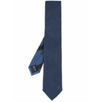 Salvatore Ferragamo Gravata com bordado - Azul