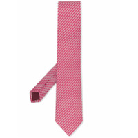 Salvatore Ferragamo Gravata Laguna com estampa - Vermelho