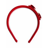 Salvatore Ferragamo Headband 'Vara' em algodão misto - Vermelho