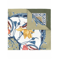 Salvatore Ferragamo Lenço de seda com estampa Elizabeth - Verde