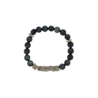 Salvatore Ferragamo Pulseira elástica Gancini - Preto