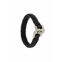 Salvatore Ferragamo Pulseira Gancio interlocking - Preto