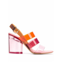 Salvatore Ferragamo Sandália de tiras - Laranja