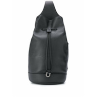 Salvatore Ferragamo single-strap leather backpack - Preto