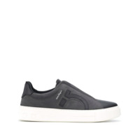 Salvatore Ferragamo Tênis slip-on Gancini - Preto