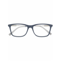 Salvatore Ferragamo two-tone clear lens glasses - Azul