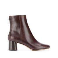 Sandro Paris Ankle boot com salto bloco - Marrom