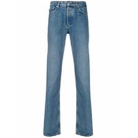 Sandro Paris Calça jeans reta cintura média - Azul