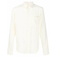 Sandro Paris Camisa com bordado de poás - Neutro