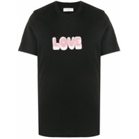 Sandro Paris Camiseta com estampa Love bordado - Preto
