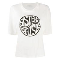 Sandro Paris Camiseta com estampa Sisters - Branco