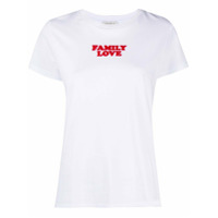 Sandro Paris Camiseta com slogan Family Love - Branco