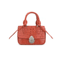 Sarah Chofakian Bolsa de couro texturizado - Amarelo