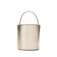 Sarah Chofakian Bolsa mini bucket em couro - Dourado