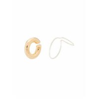 Saskia Diez Ear cuff Wire dourado e prateado - SILVER