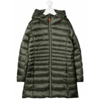 Save The Duck Kids padded hooded coat - Verde