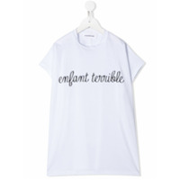 Scrambled_Ego Camiseta com estampa de slogan - Branco