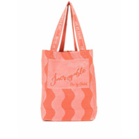 See by Chloé Bolsa tote de jacquard com padronagem - Laranja