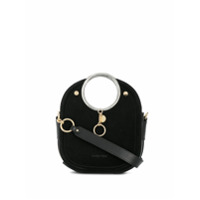 See by Chloé Bolsa tote redonda com alça de mão - Preto