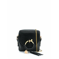 See by Chloé Bolsa transversal com logo - Preto