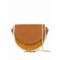 See by Chloé Bolsa transversal Mara com recortes - Marrom