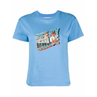 See by Chloé Camiseta com estampa de logo gráfico - Azul
