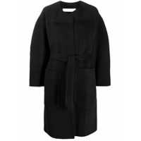 See by Chloé knitted belted waist coat - Preto