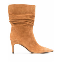 Sergio Rossi Ankle boot franzida Sr Cindy - Marrom