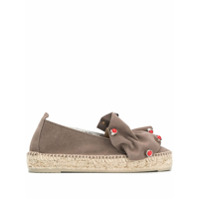 Sergio Rossi Espadrille x Manebí com babados - Neutro