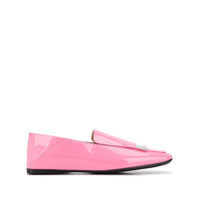 Sergio Rossi Mocassim com placa de logo Sr1 - Rosa